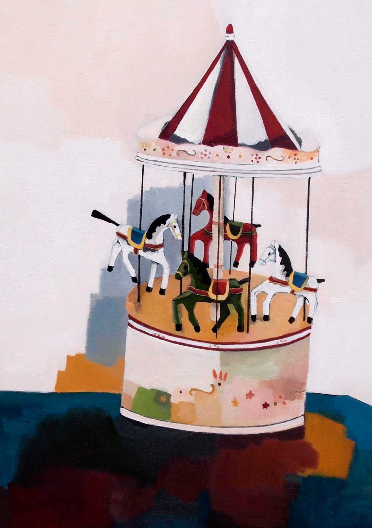carrousel #4, 80x125 cm, huile sur toile/oil on canvas